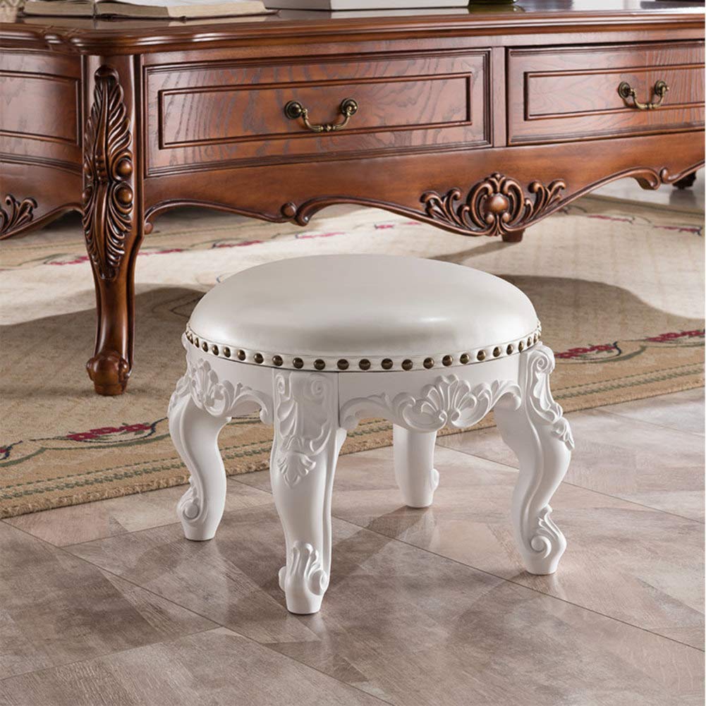 Repose-Pieds Cuir Vintage et Bois pour une Chambre Cocon Cosy au Quotidien
