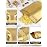 FireKylin 100 Pack Smell Proof Bags 7.9 x 11.8, Resealable Bags with Matte Window, Foil Pouch Stand Up Sealable Bags for Packaging(Gold)