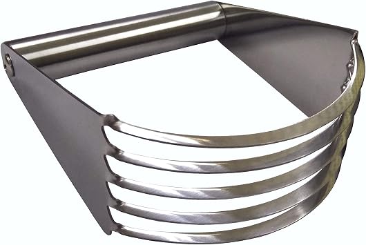 FixtureDisplays Stainless Steel Pastry Blender and Dough Cutter - Versatile Flour Mixer for Pasta, Pie Crust, and Cake 15015-NEW-NF