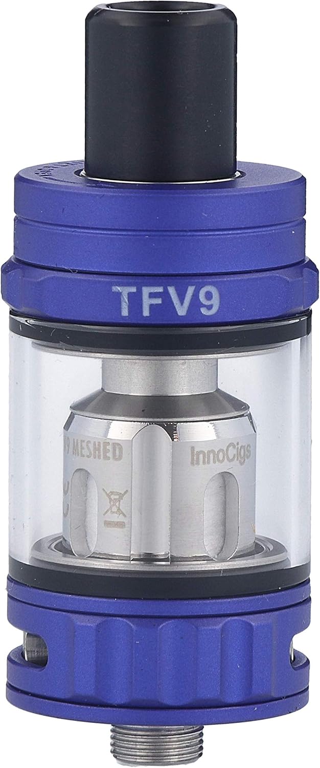 smok tfv9 mini clearomizer set light blue 3 ml tank volume