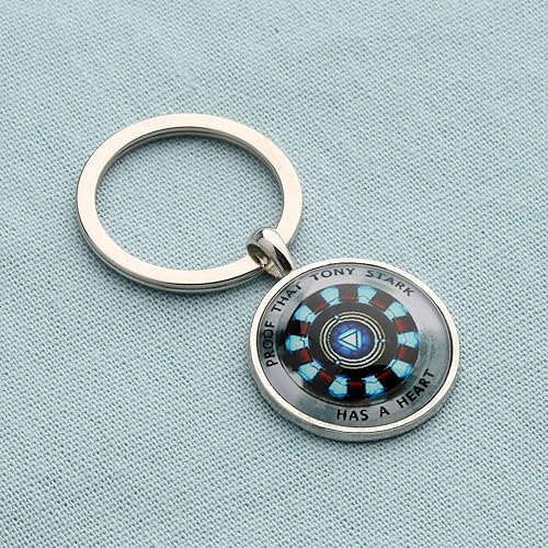Miniatura 4 de Llavero de Iron Man, regalo para el fan de Iron Man, joya de la prueba de que Tony Stark tiene un corazón, llavero de Tony Stark, regalo de los