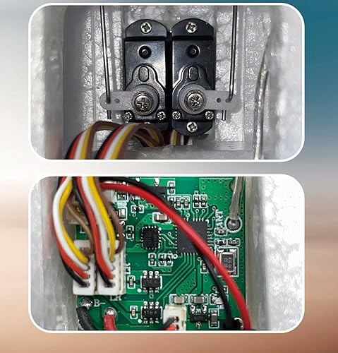 Miniatura 6 de Nuevo avión RC P707 PRO 3Ch con GYRO, avión de ala fija para exteriores con transmisor de 2.4G, batería adicional y hélice... (Regular)