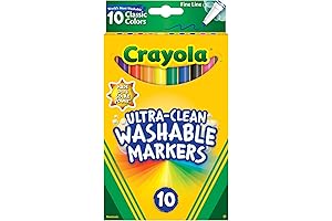 Crayola Washable Fine Line Markers pack of 8