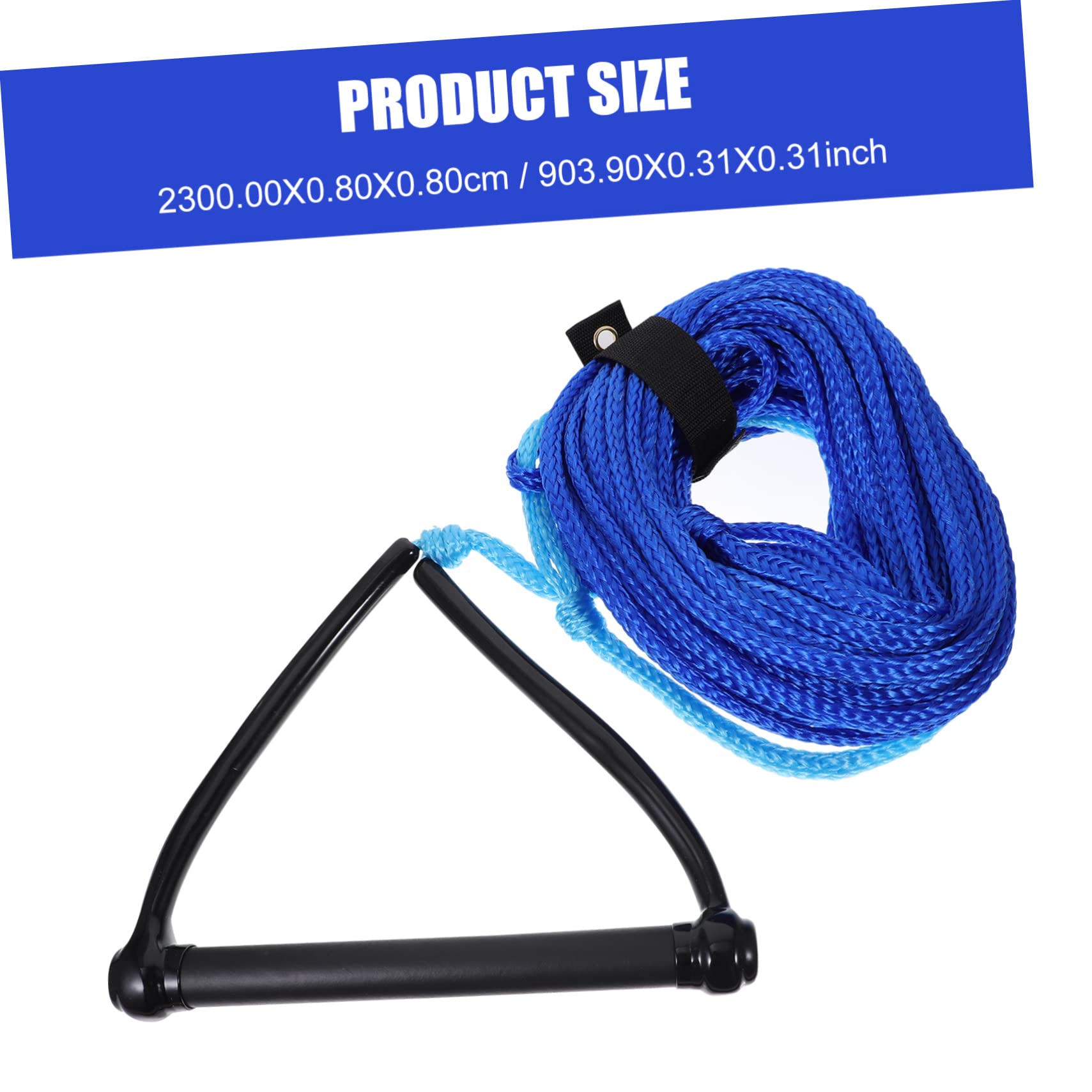 VANZACK Corda per Sci Nautico e Wakeboard Maniglia Ergonomica Resistente e Leggera per Sport Acquatici e Accessori Nautici