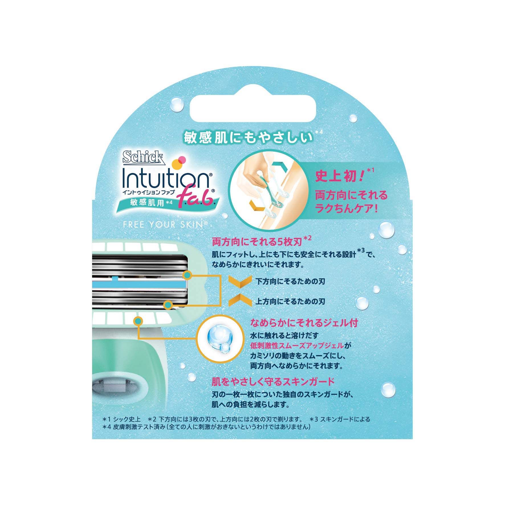 Amazon.co.jp: Chic SCHICK Intuition Fab Replacement Blade for