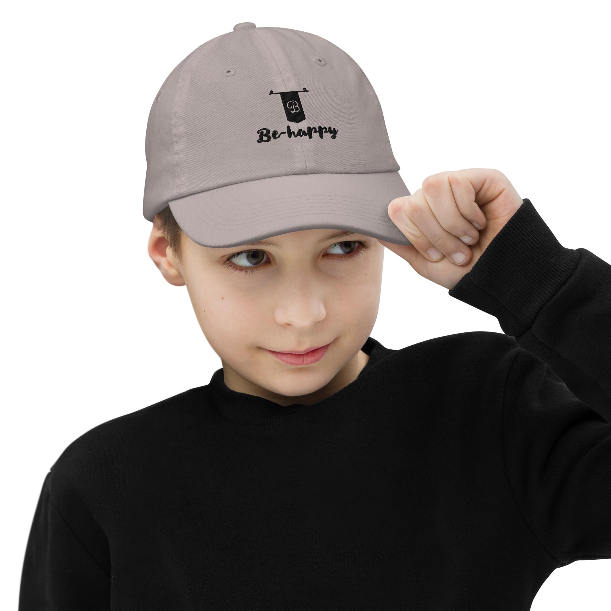Youth Baseball Cap|Dark|Be-Happy