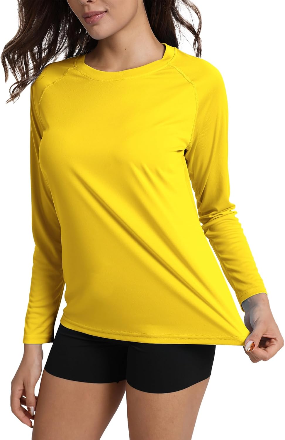 KINSWT Women's UPF 50+ Rash Guard Long Sleeve Swim Shirts Sun Protection UV SPF Lightweight Moisture Wicking Tops - Image 4