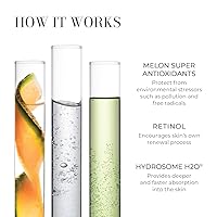 Vista 5 de Meaningful Beauty Essentials Skincare System Advanced Formula Starter Kit, with Melon Super Antioxidants, Includes Youth Activating Melon Serum, Day