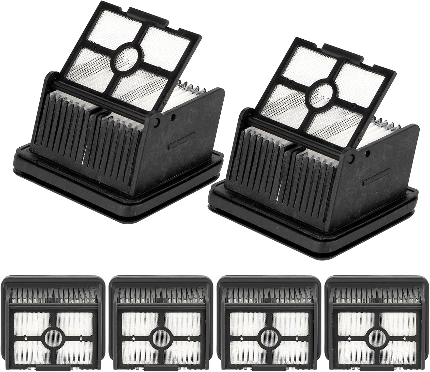 (6 Pack) H12 Pro Replacement HEPA Filters Compatible with Dreame H12 Pro FlexReach/ H12 Dual/ H13 Pro/ M12/ H12S/ G10 Pro/ G10 Combo Cordless Wet and Dry Vacuum Cleaner, Vacuum Filters