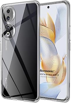Microsonic Honor 90 i in K l f Transparent Soft  effaf [Honor 90 ile Uyumlu K l f -  effaf]