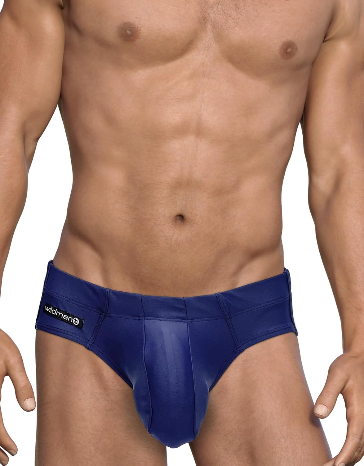 Wildmant Big Boy Pouch Swim Brief Navy Blue