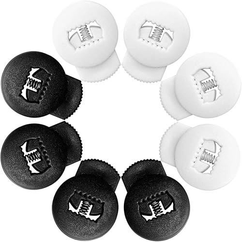 Cerraduras de guante, cerraduras de encaje para guantes de béisbol, paquete de 8, no requiere más nudos, ajuste universal para guantes de béisbol y