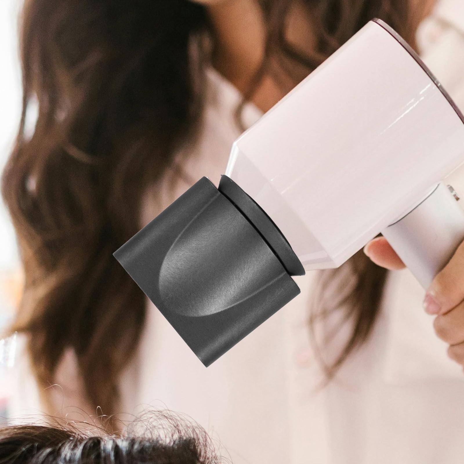 Boquilla Concentradora para Secador de Pelo Tamaño Estándar Material Abs Negro Resistente al Calor para Cuidado Profesional y Uso Doméstico