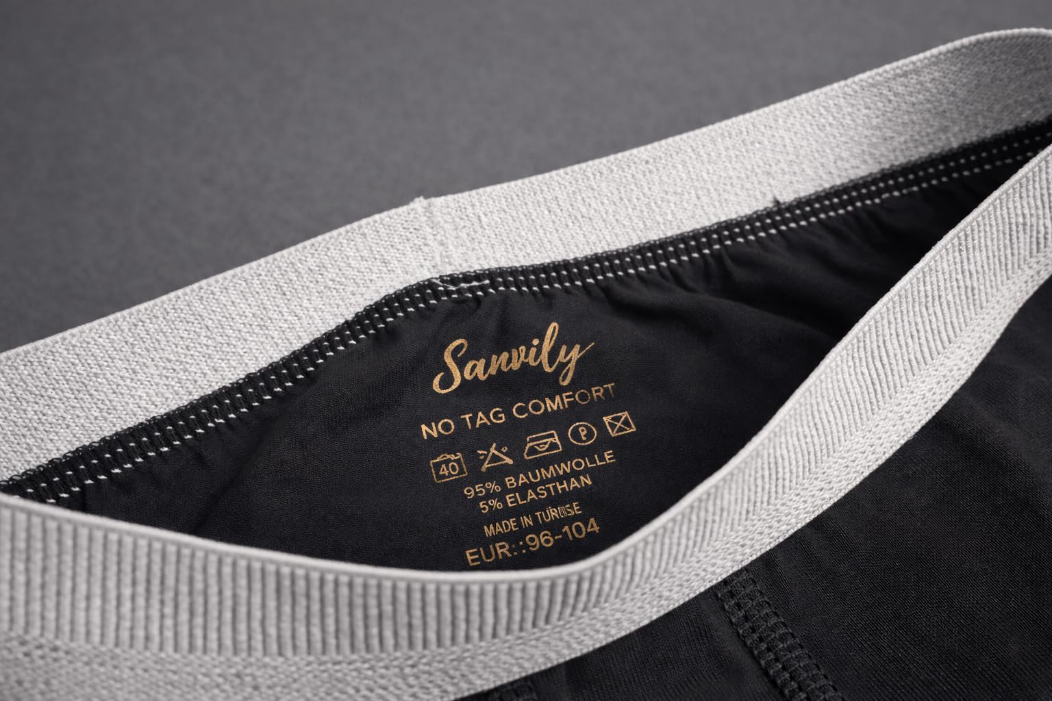 SAMILY Jungen Boxershorts aus Baumwolle Unterhosen 10er Pack Schwarz Grau Blau