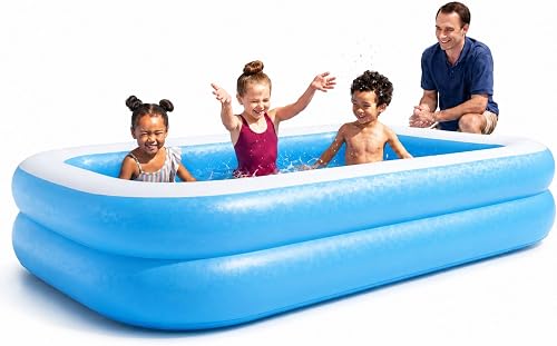 54006 Piscine gonflable rectangulaire familiale transluc Bestway