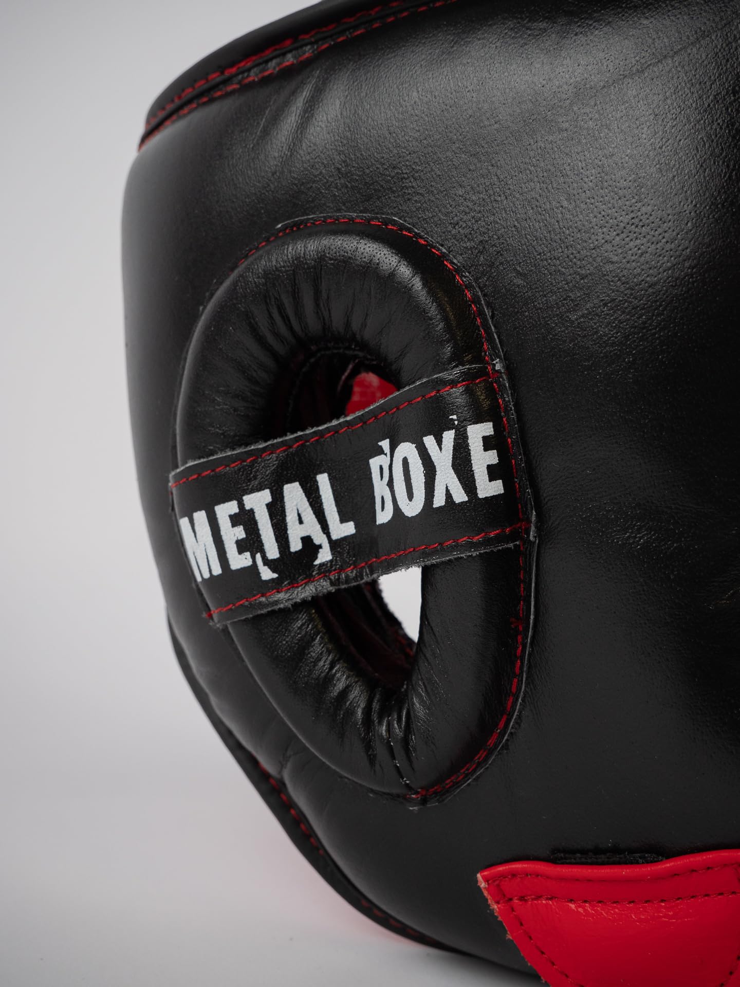 Casco Da Sparring Per Arti Marziali - Nero/Rosso Per Adulti Unisex