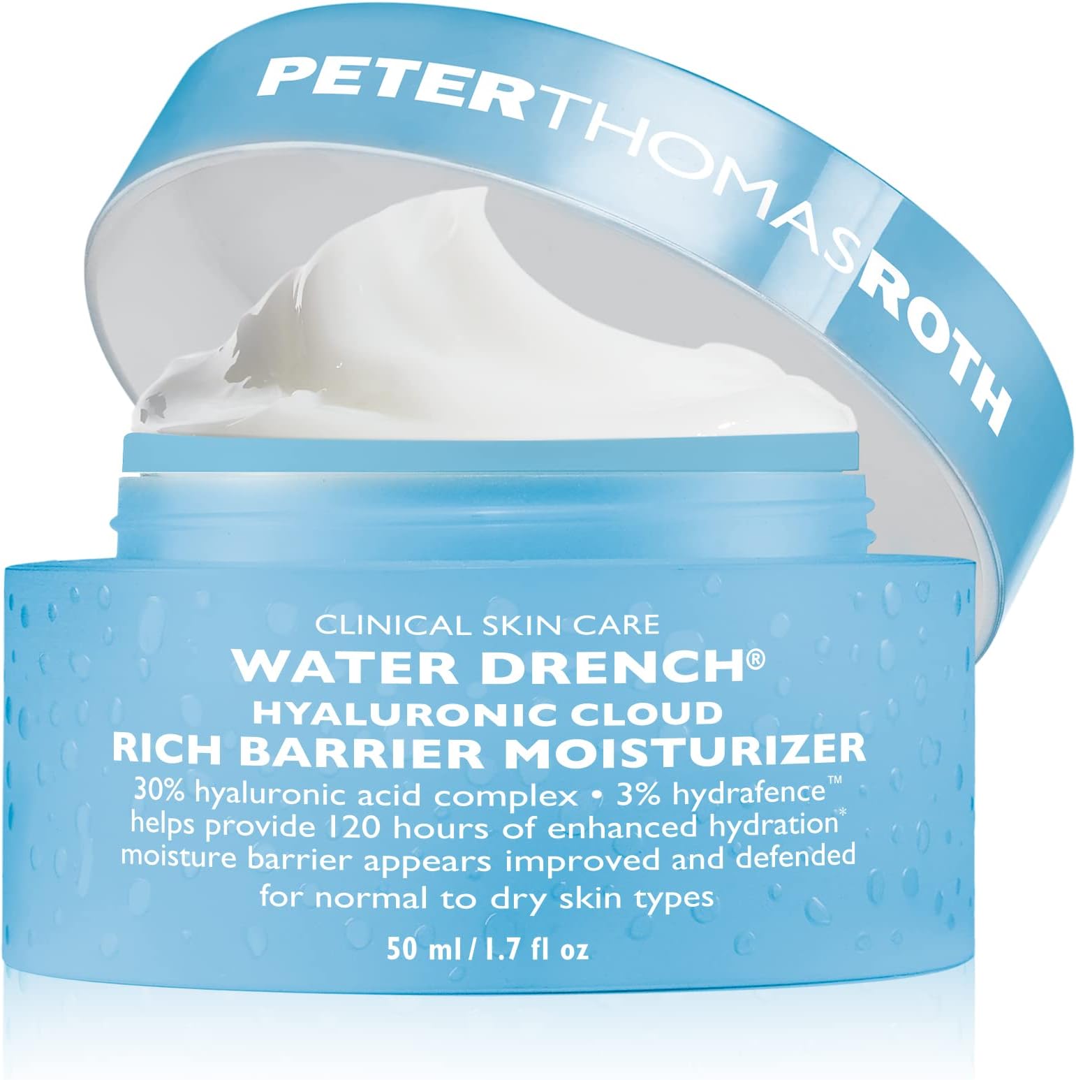 Water Drench Hyaluronic Cloud Rich Barrier Moisturizer For Unisex 1.7 oz Moisturizer