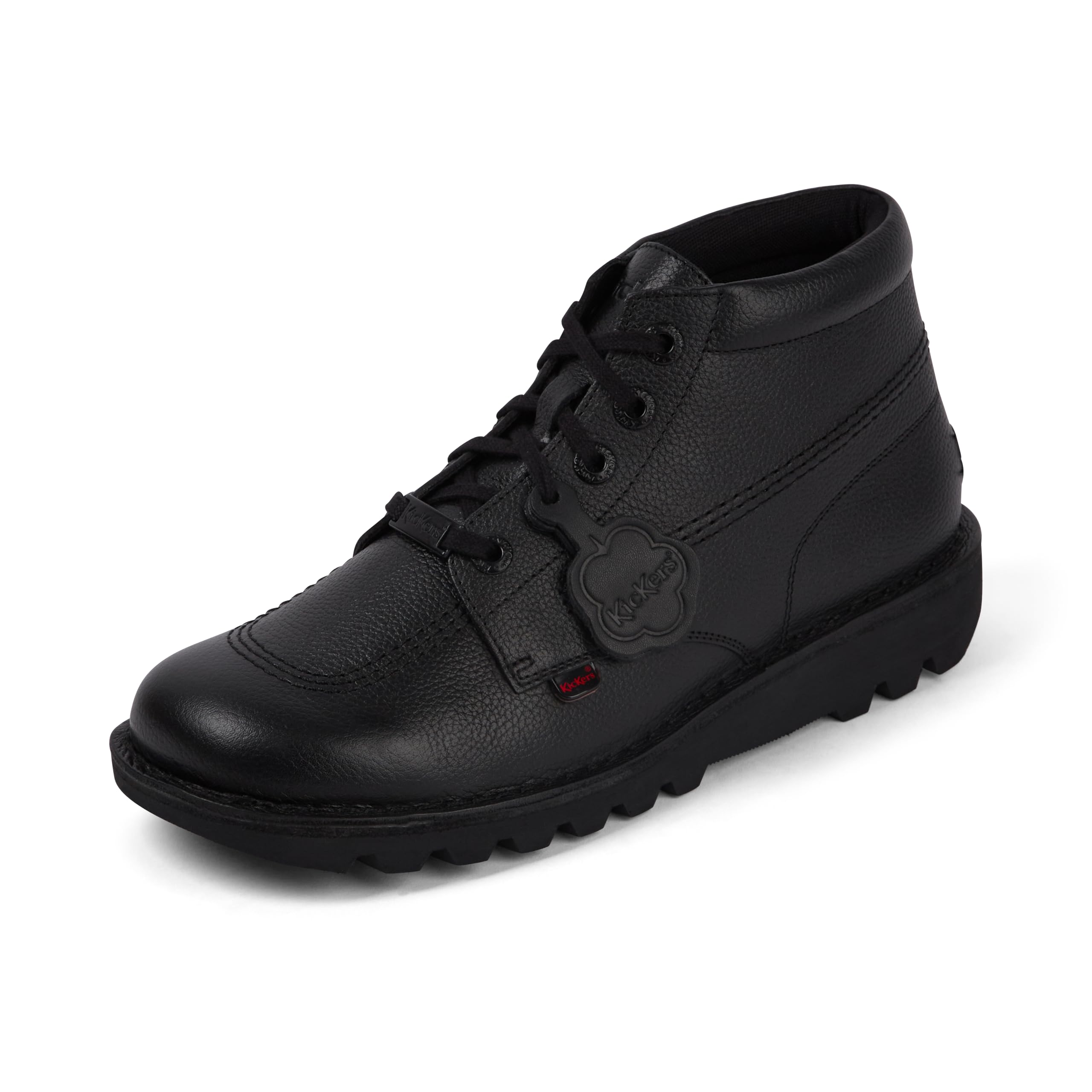 Kickers Men's Kick Hi Tab Leather Ankle Boot, Black, 9 UK