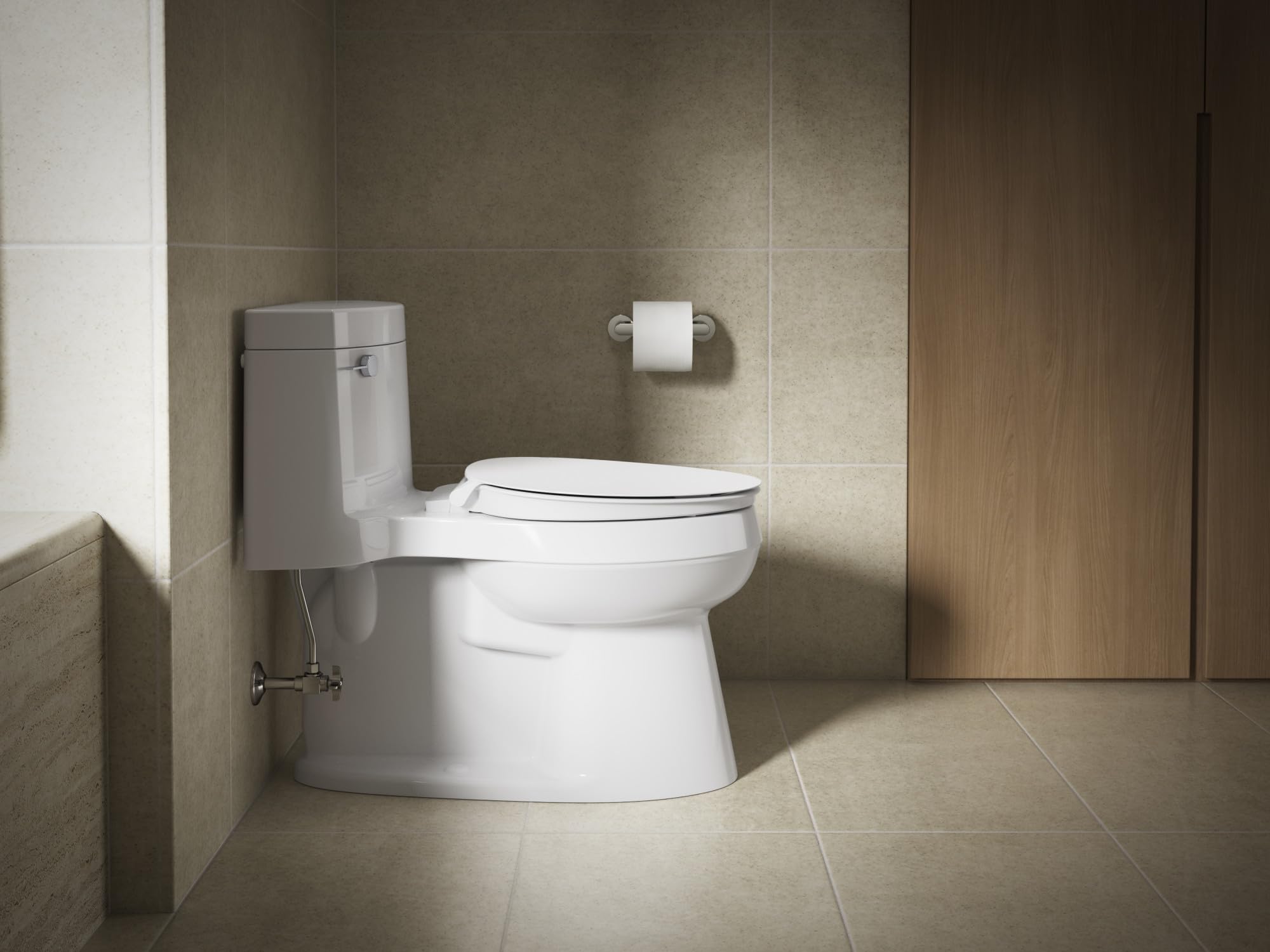 KOHLER 57777-WCF-0 K-57777-WCF-o - Asiento de inodoro de cierre silencioso, alargado, color blanco