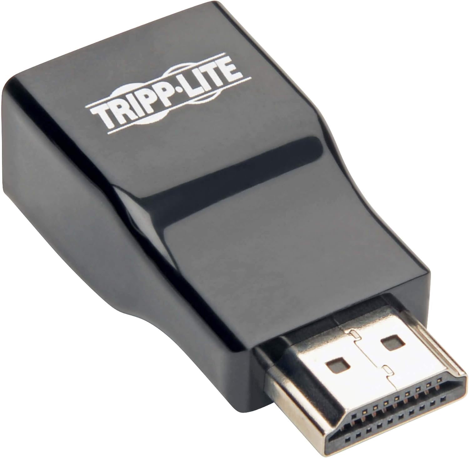Tripp Lite HDMI to VGA Converter Adapter for Chromebook Laptop Desktop PC, 1920x1080/1080p, M/F (P131-000), Black; Blue