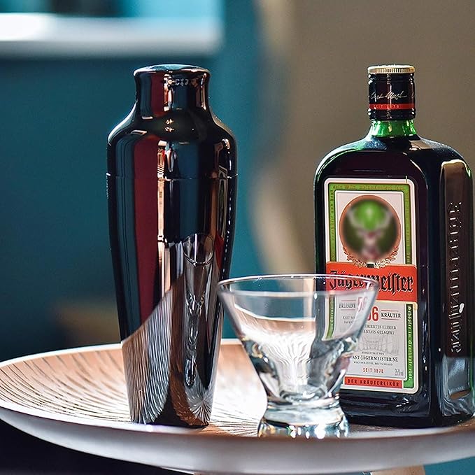 Set de 10 Piezas para Coctelería de Acero Inoxidable con Coctelera miniatura 5