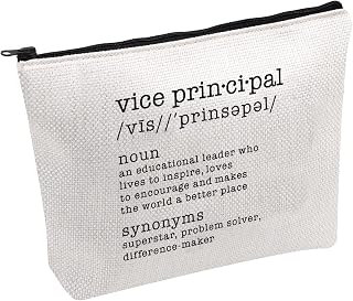 FOTAP Vice Principal Gift Vice Principal Definition Makeup Bag Principal Gift Assistant Principal Cosmetic Bag Graduation Gift (vice principal noun)