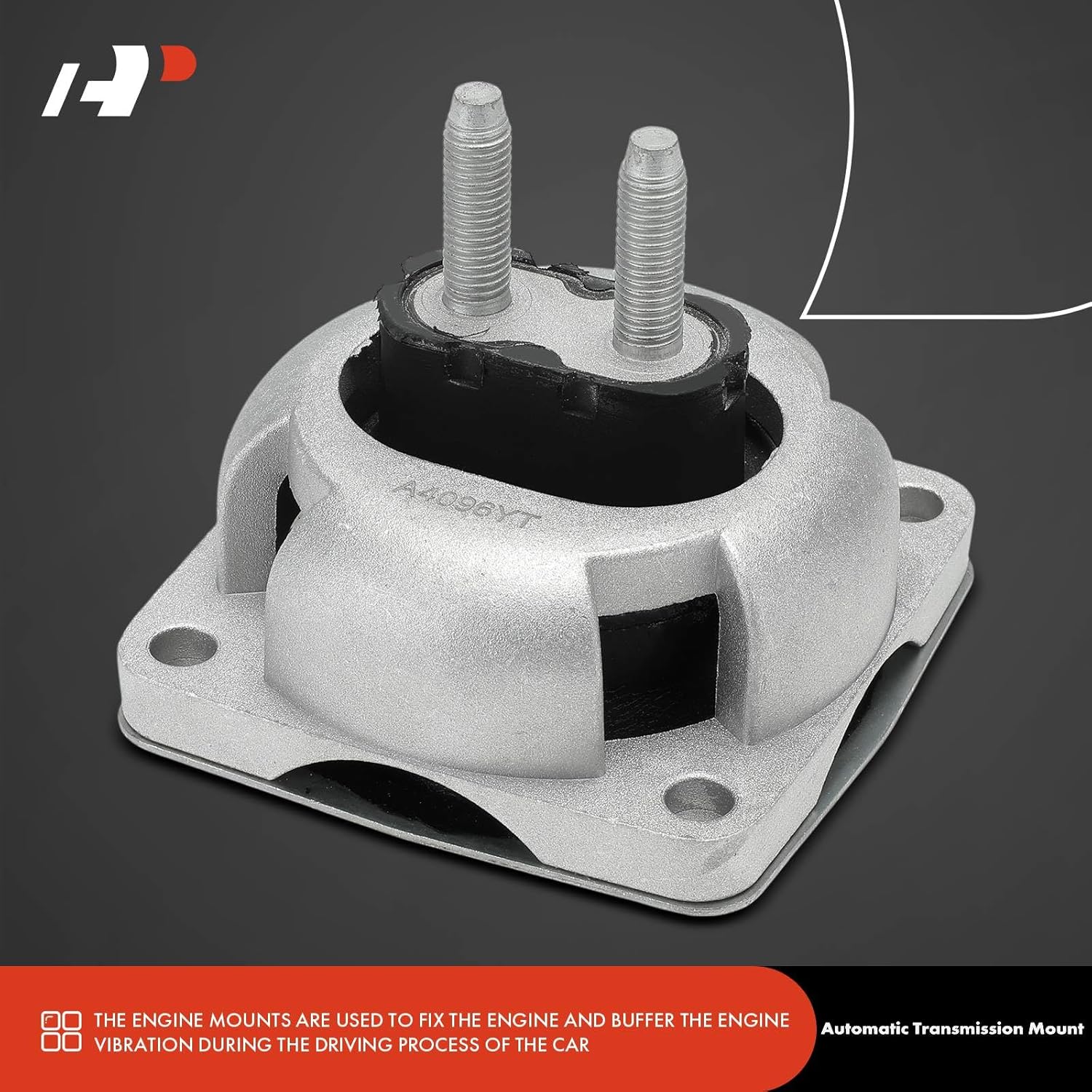 A-Premium Transmission Mount Compatible with Mercedes-Benz GLE300d, GLE350, GLE400, GLE43 AMG, GLE450 AMG, GLE550, GLE550e, GLE63 AMG, GL350, GL450, GL550, GL63 AMG, GLS450, GLS550, ML250, ML350