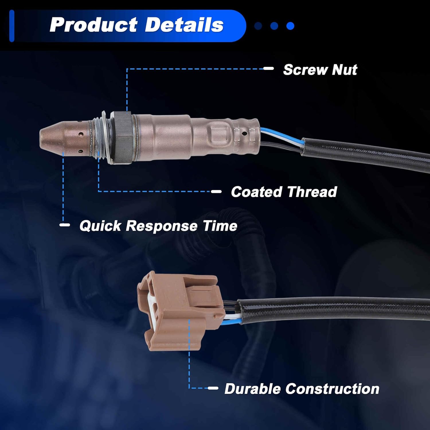 ACROPIX Upstream Downstream Oxygen Sensor for Nissan Altima Pathfinder 3.5L V6 2013-2014 2344595/226901HC0A/2344599/226A03NT0A/2349135/226931MR0A/226933RC0A/226933WY0A 4pcs