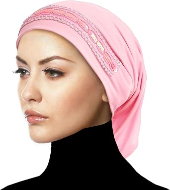 Luxor Underscarf Hijab Beanie Head Wrap Chemo Cap for Cancer Patients