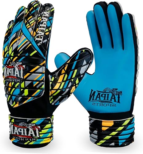Guantes de portero prémium para adultos y jóvenes, guantes de portero de fútbol con agarre mejorado con protección para los dedos, guantes de fútbol