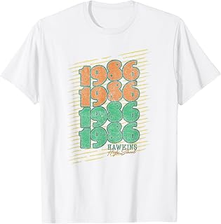 4 Hawkins High School 1986 Stack T-Shirt