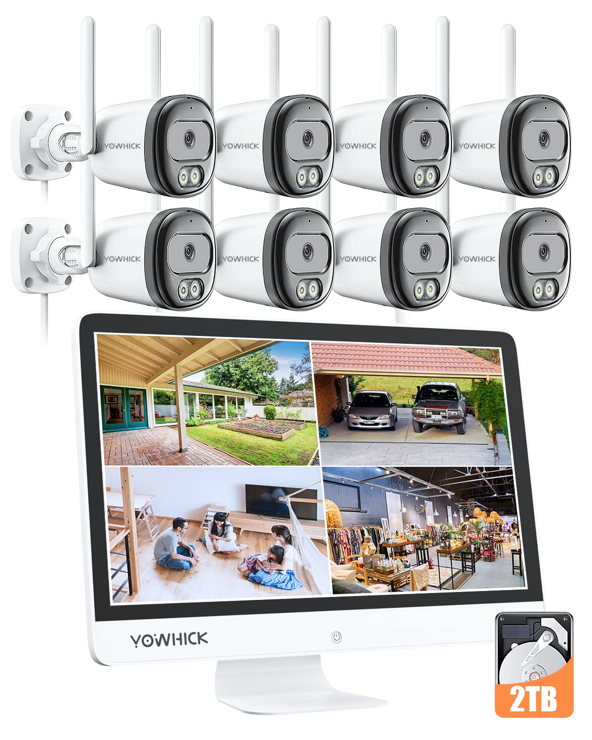 Amazon.co.jp: 【15.6インチ・500万画素・双方向通話 】YOWHICK
