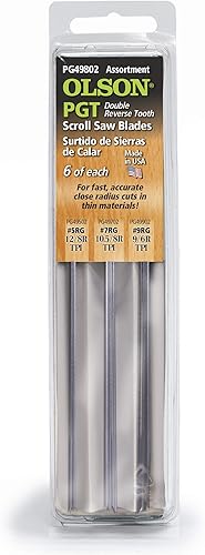 Olson Saw PG49802 Precision Ground Scroll Saw Blade