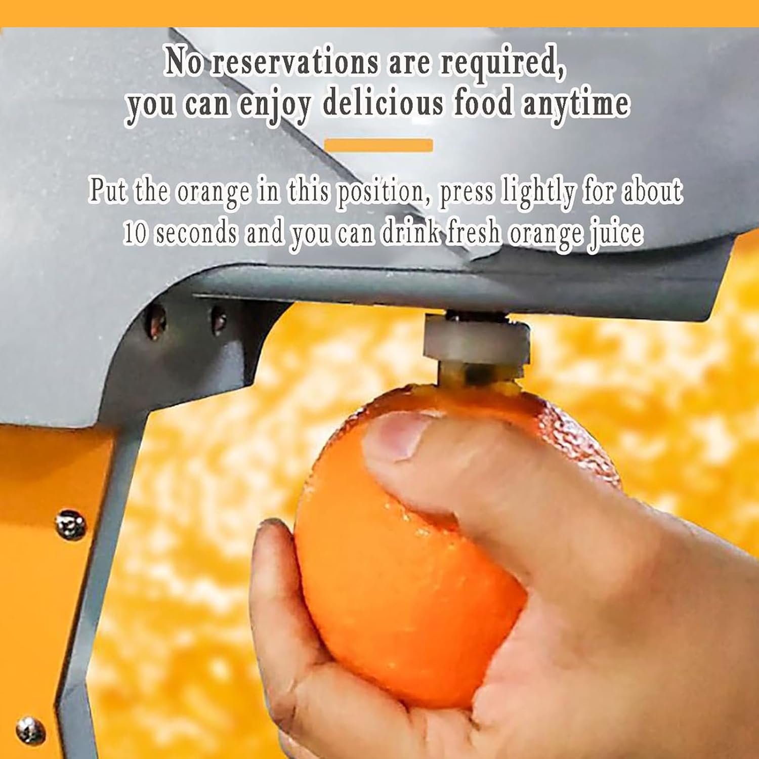 Professional Commercial Citrus Juicer - Heavy-Duty Lemon, Lime & Orange Squeezer - Electric Metal Juice Press for Maximum Extraction - Ideal for Restaurants & Home Use