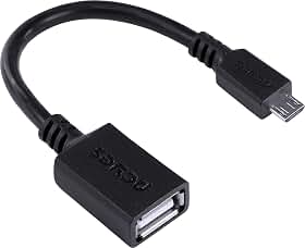 ADAPTADOR OTG MICRO USB PARA USB 2.0 15CM PRETO CONEXAO COM CELULARES SMARTPHONES TABLETS - PAMUP-15 - PCYES
