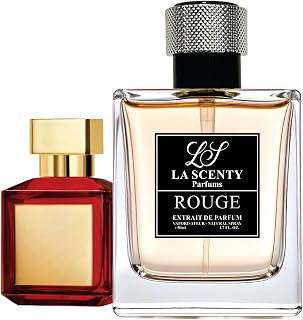 ROUGE | Inspired by Baccarat Rouge 540 for Men & Women (1.7oz / 50ml) | Extrait de Parfum | Long-Lasting Amber Floral Woody Scent | Luxurious Unisex Signature Fragrance