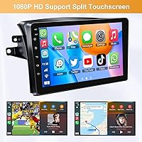 Vista 7 de Android 13 Radio estéreo para automóvil para Toyota Sienna 2004-2010, Carplay inalámbrico y Android Auto con 4G+64G soporte Bluetooth/Control