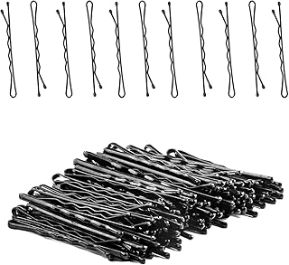 مشابك شعر سوداء للمكياج وتصفيف الشعر للنساء من زوزي، مثالية لجميع انواع الشعر (20 قطعة)