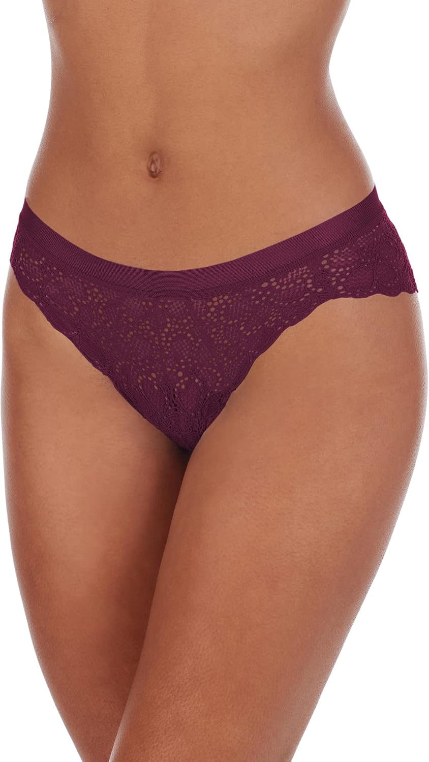 DKNY Women's Superior Lace Brazilian Bikini