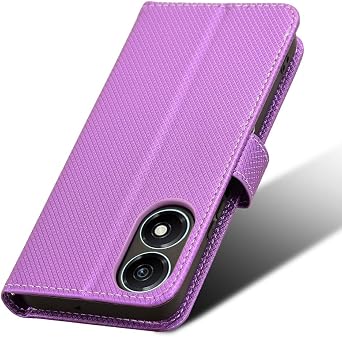 Compatible with Honor X5 Plus Leather Case Cover,Compatible with Honor Play 40C 5G,PU Leather flip Cover Compatible with Honor X5 Plus WOD-LX1 WOD-LX2 WOD-LX3 Case Cover Purple