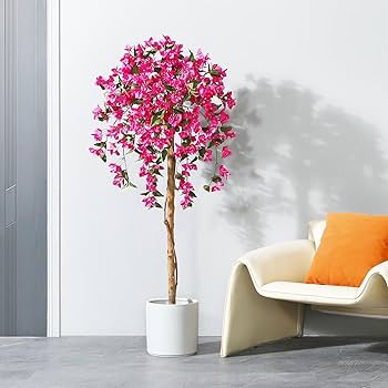 Amazon.com: Laiwot 5FT Artificial Tree Tall Potted Fake