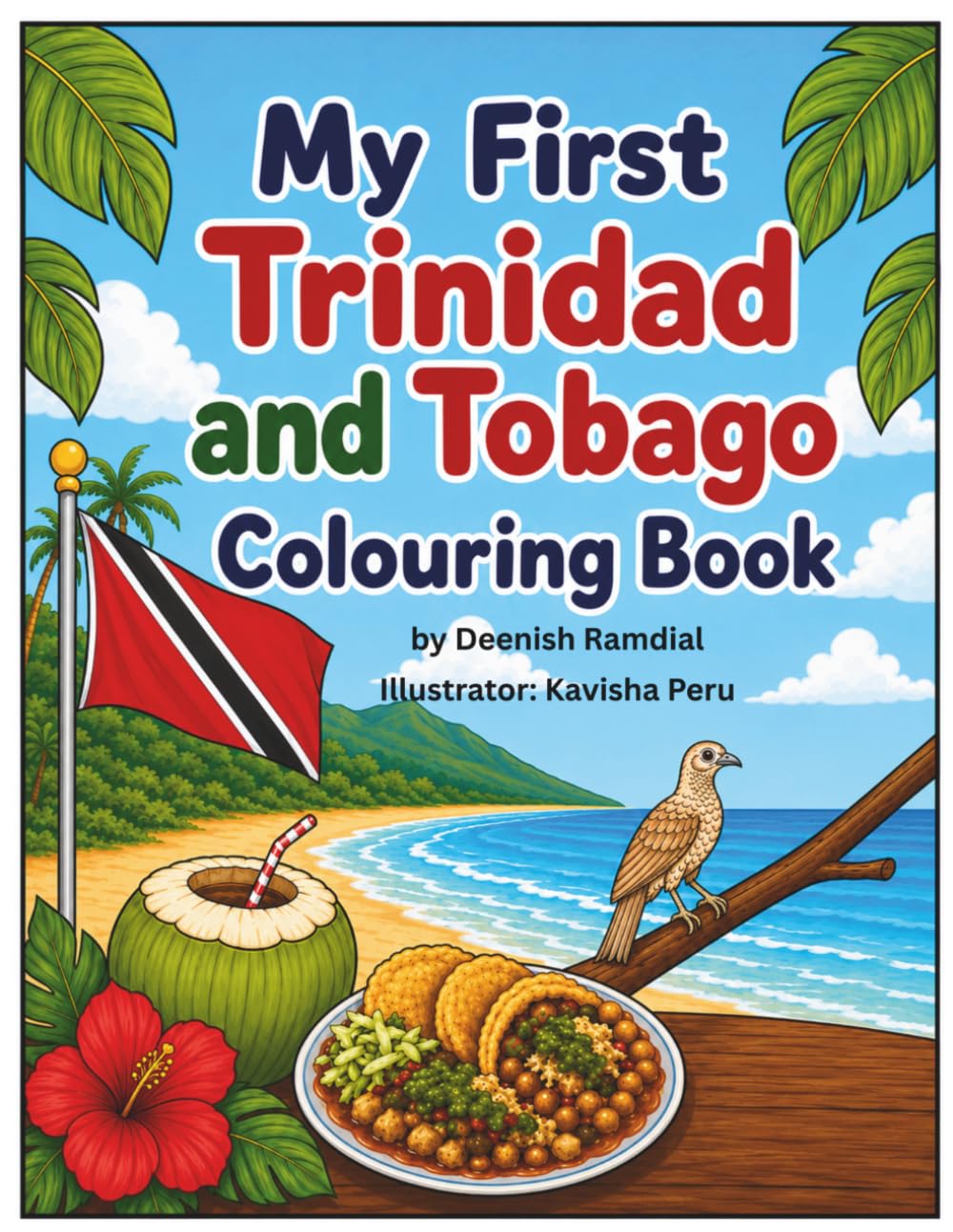 My First Trinidad and Tobago Colouring Book