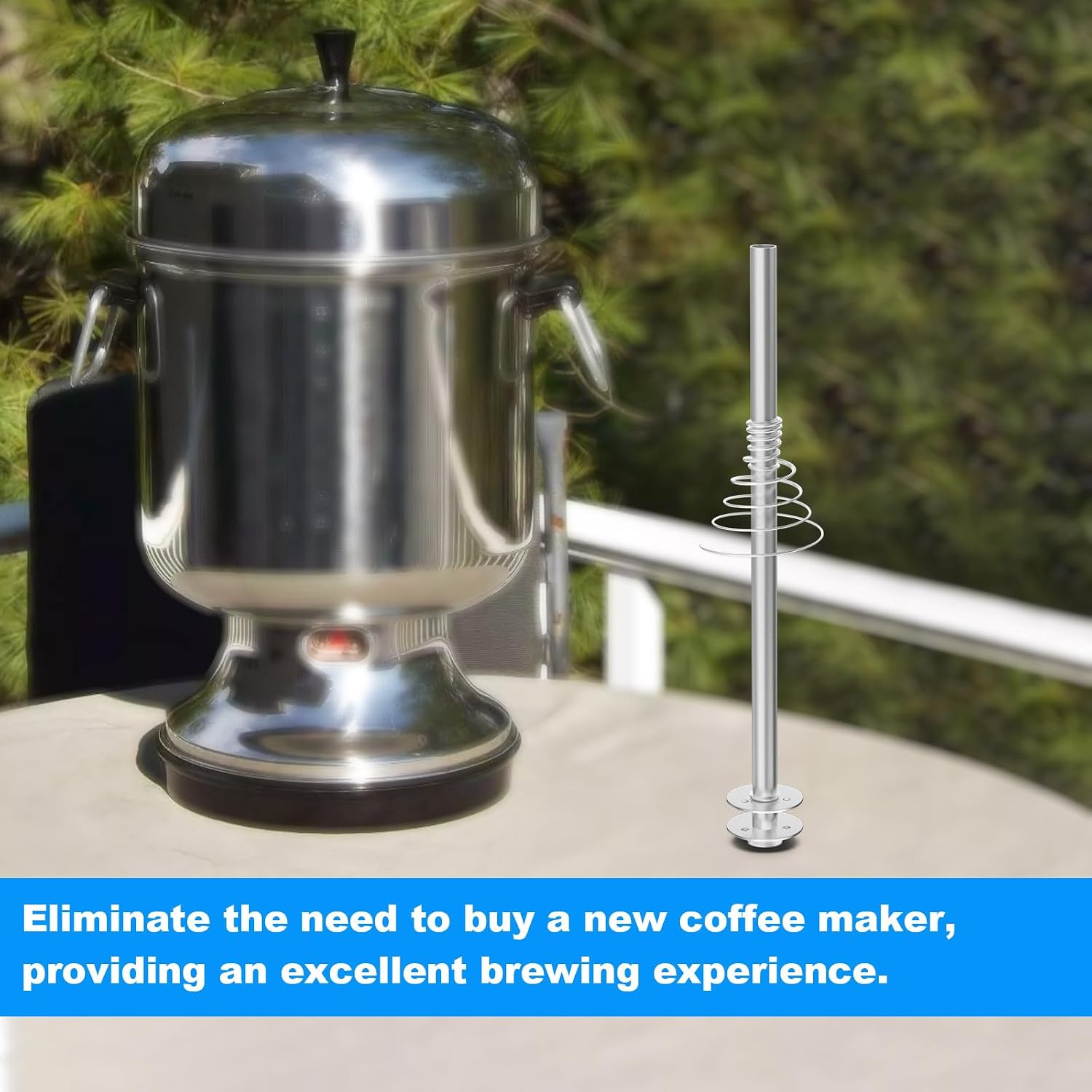 Coffee Maker Pump Tube Replacement Farberware Coffee Percolator Pipes 18-55 Cup with Spring Perculator Stem P13-1355
