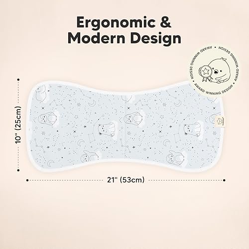 Miniatura 6 de KeaBabies 8-Pack Baby Bibs for Boys, Girls and 5-Pack Burp Cloths for Baby Boys and Girls - Pull-on Drool Catcher for Teething Infant - Ultra