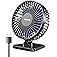 Gaiatop USB Desk Fan, Small But Powerful, Personal Portable Quiet 3 Speeds, Adjustable Mini Table Desktop fan for Cooling Hom