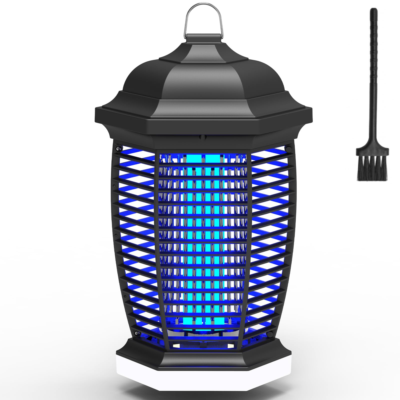 seenlast Lampara Antimosquitos, 4000V 18W Mata Mosquitos Electrico con Luz UV, Mata Moscas Electrico IPX4 Impermeable Area Efectiva 80-100m² para Interior y Exterior - 1