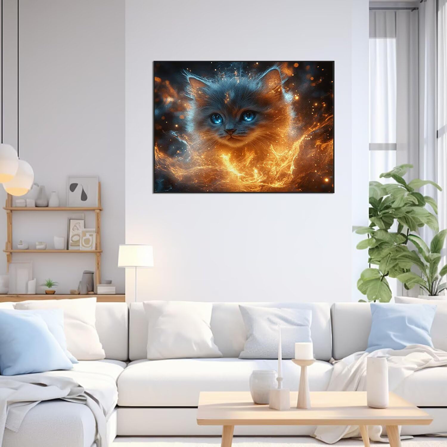 Puzzle 5000 Teile für Erwachsene, 3D Puzzle Katzen Holzpuzzles, n-501 | Puzzlematte Traum, Heimunterhaltung, Entspannung Meditationspuzzle, Impossible Klassische Jigsaw Puzzles, Home Decoration
