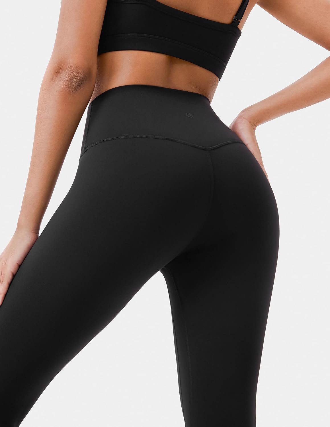 Colorfulkoala Dreamlux No Front Seam Leggings for Women High Waisted Capris 21" Inseam Yoga Pants