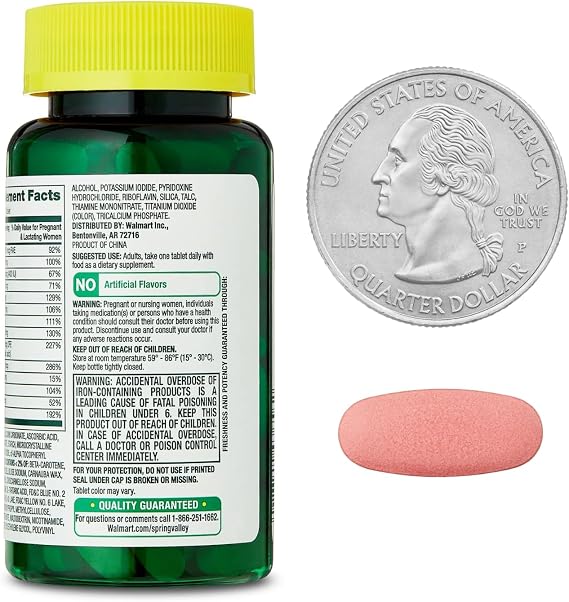 Prenatal Multivitamin 100 Tablets, Prenatal Vitamins for Women, Pregnancy Must Haves + Complimentary Vitamin & Mineral Guide Upon Request