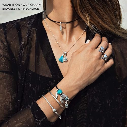 Miniatura 5 de BOLENVI Alpaca Llama Perú 925 Plata de Ley Colgante Colgante X Charm Bead Para Pandora Y Similar Charm Pulseras o Collares, Plata esterlina, No es